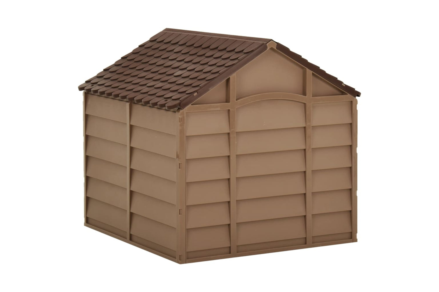 vidaXL 316180 Dog House Brown 71x71.5x68cm Pp-4
