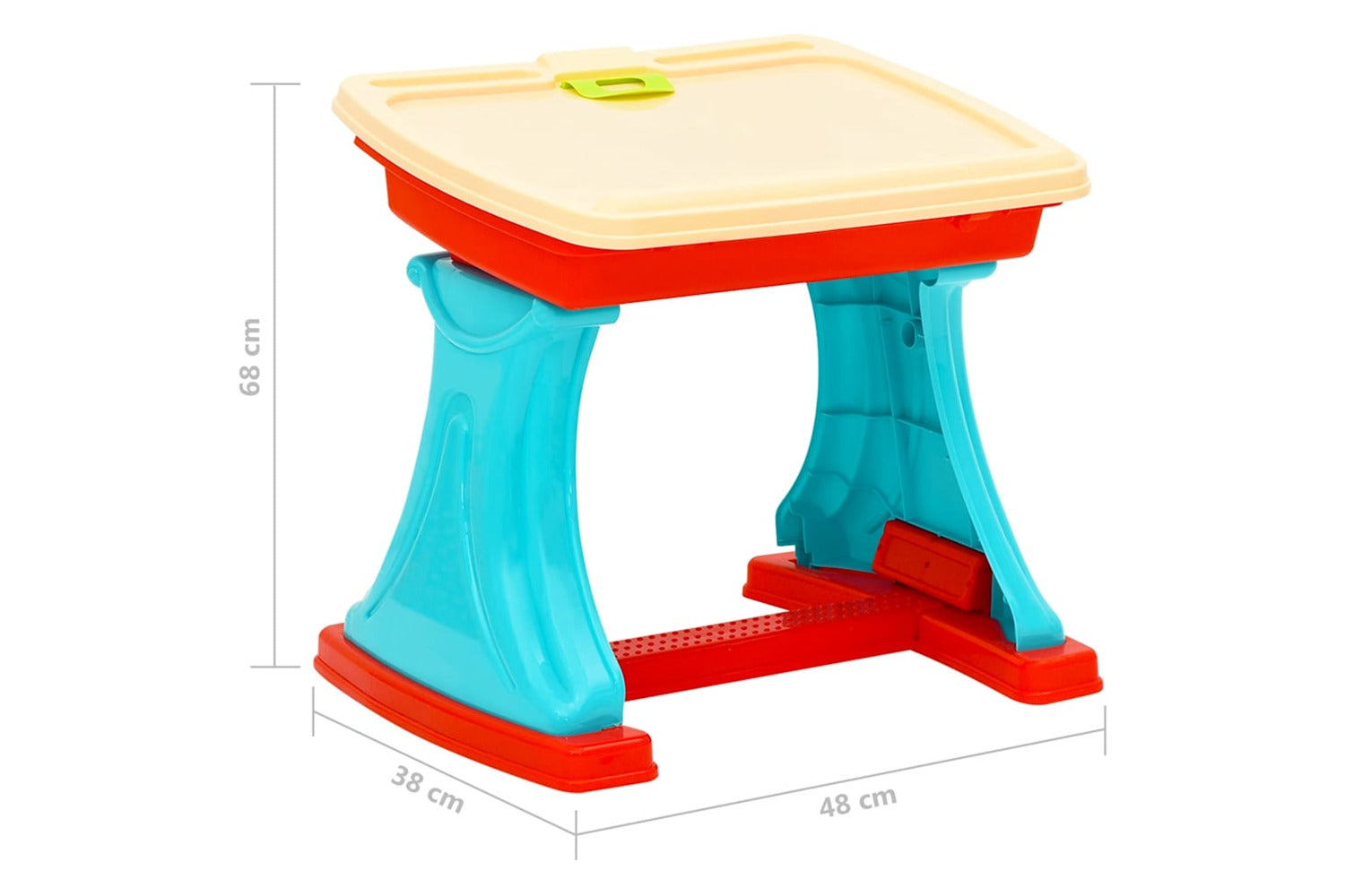 Vidaxl Children Learning Desk & Easel Adjustable-9