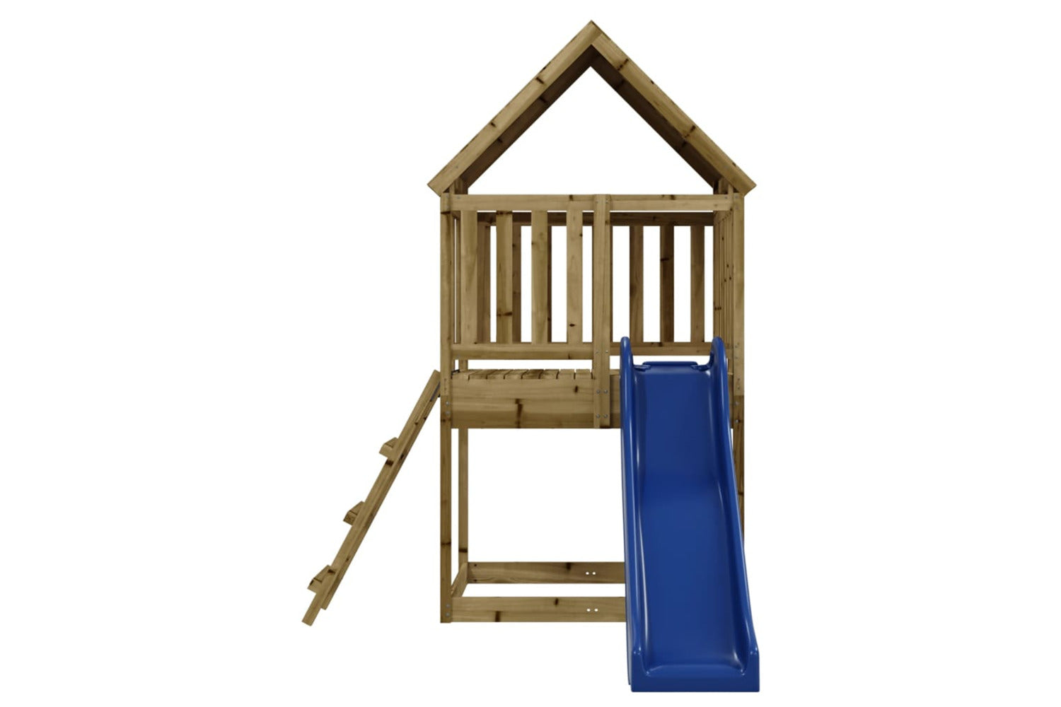 Vidaxl 3155935 Playhouse With Slide Ladder Impregnated Wood Pine-9