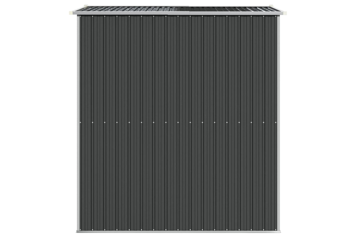 vidaXL 3147449 Garden Shed Anthracite 192x191x223cm Galvanised Steel-4