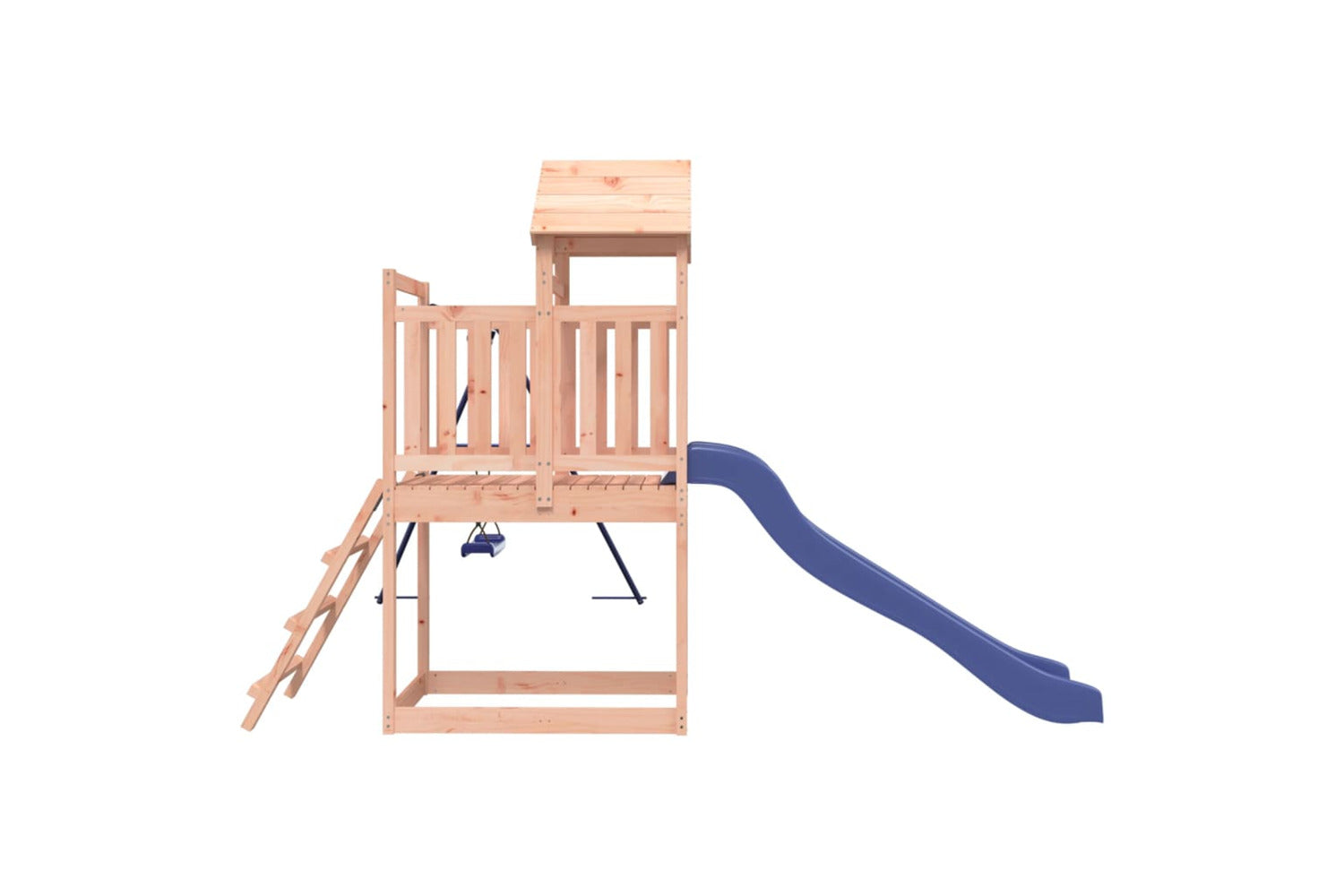 Vidaxl 3155877 Playhouse With Slide Swing Solid Wood Douglas-5