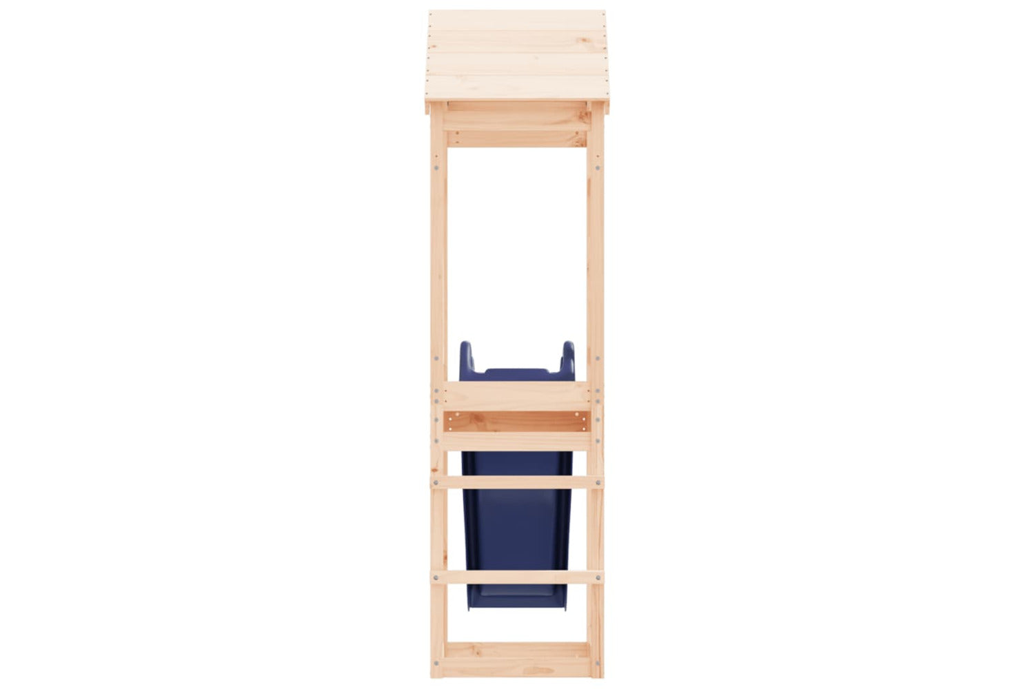 Vidaxl 3155807 Playhouse With Slide Solid Wood Pine-7