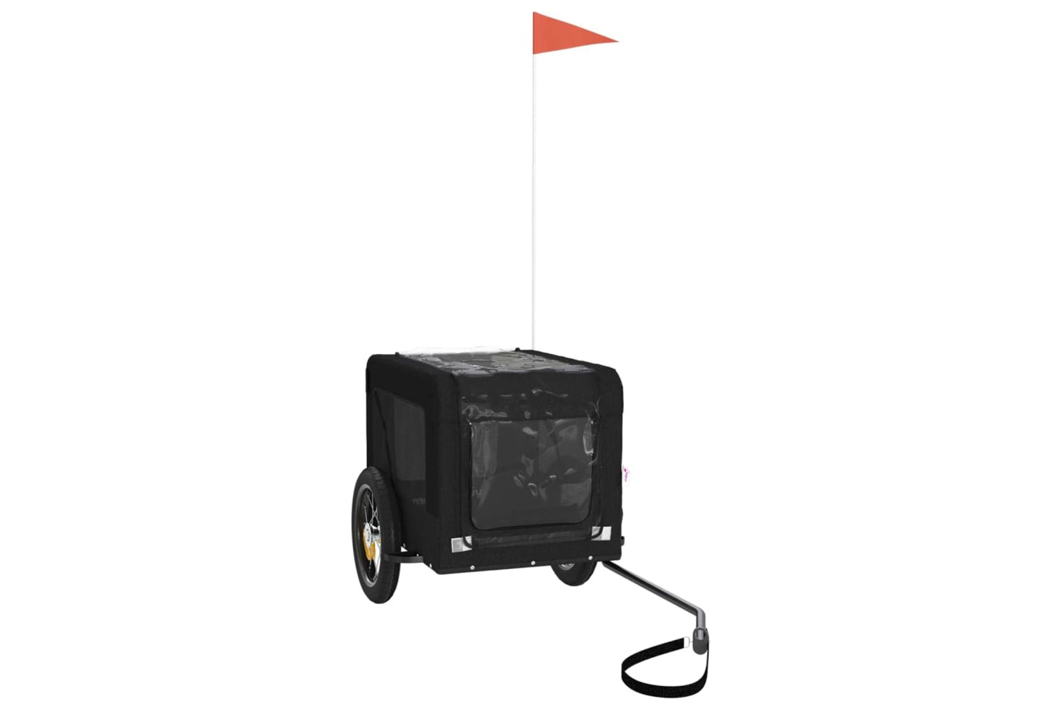 Vidaxl 93912 Pet Bike Trailer Black Oxford Fabric&iron-3