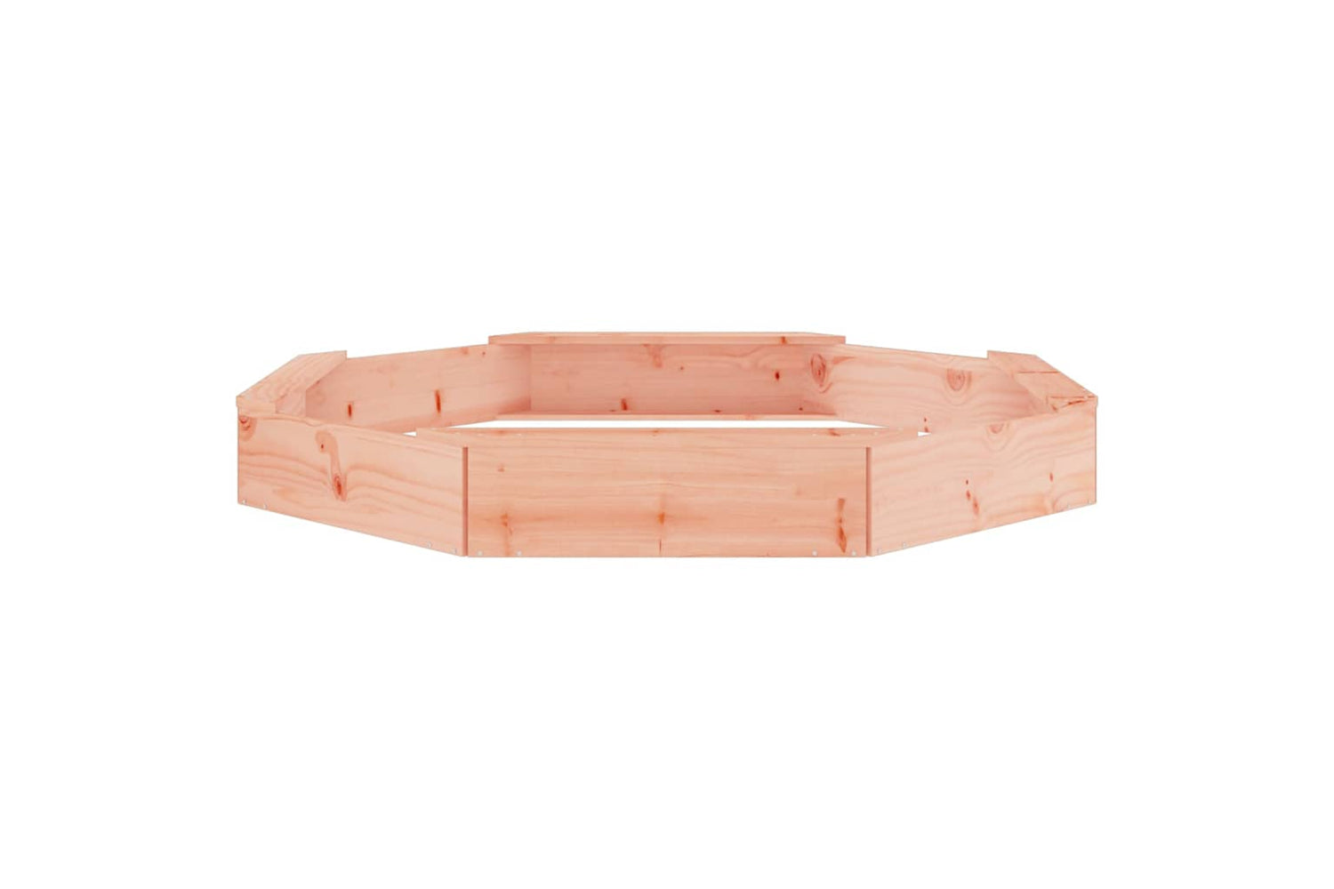 vidaXL 825021 Sandbox With Seats Octagon Solid Wood Douglas-4