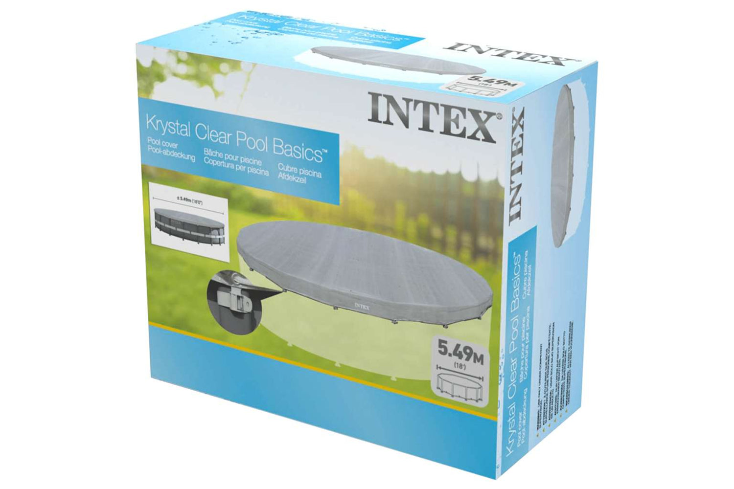Intex 91519 Intex Pool Cover Deluxe Round 549 Cm 28041-4