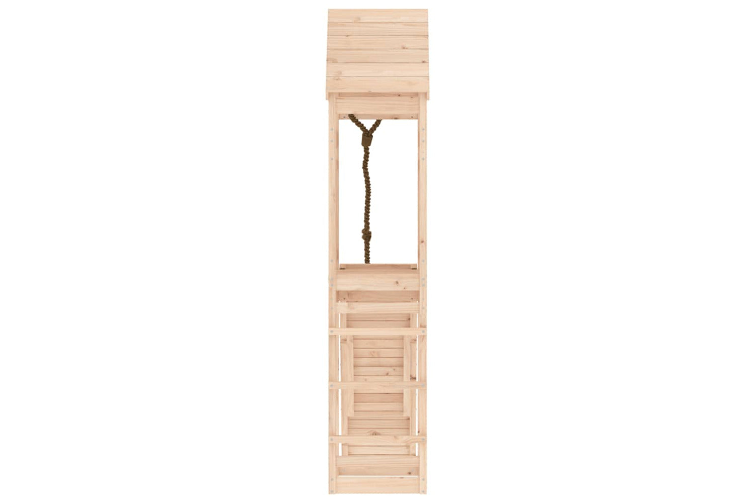 Vidaxl 3156898 Playhouse With Climbing Wall Solid Wood Pine-5