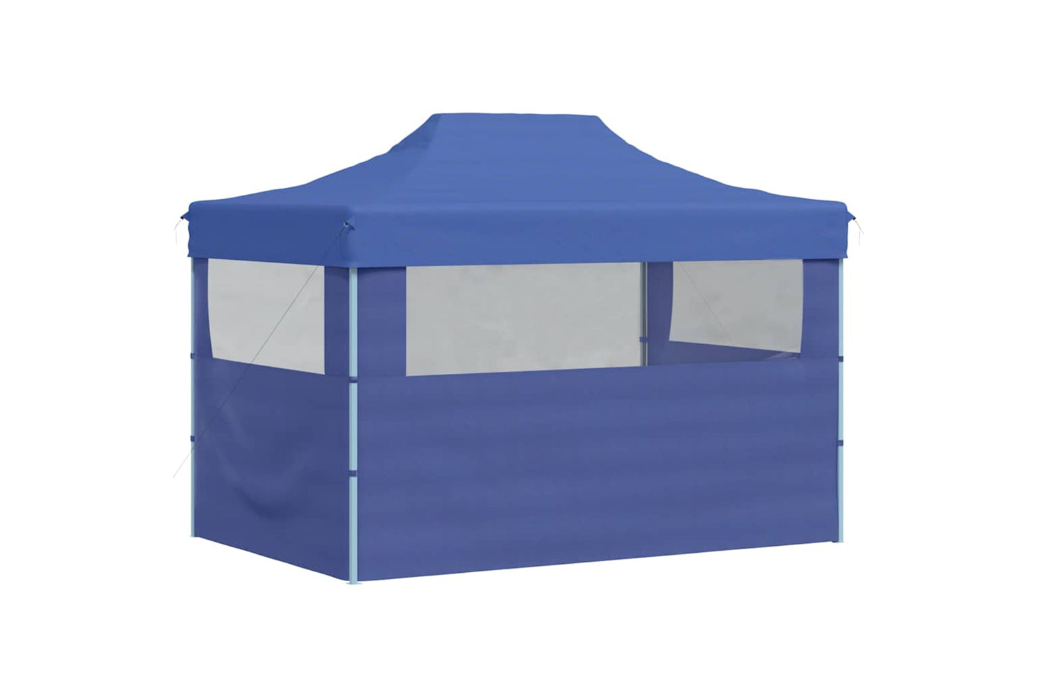 Vidaxl Professional Folding Party Tent With 3 Sidewalls 3x4 M Steel Blue-5