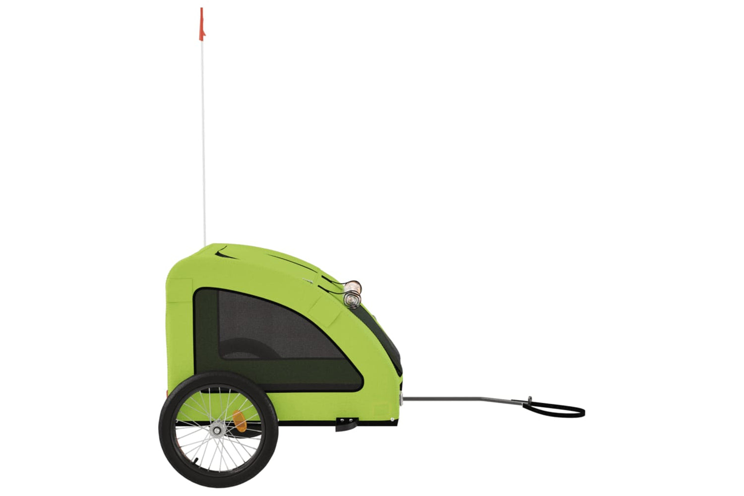 Vidaxl 93969 Pet Bike Trailer Green Oxford Fabric And Iron-5