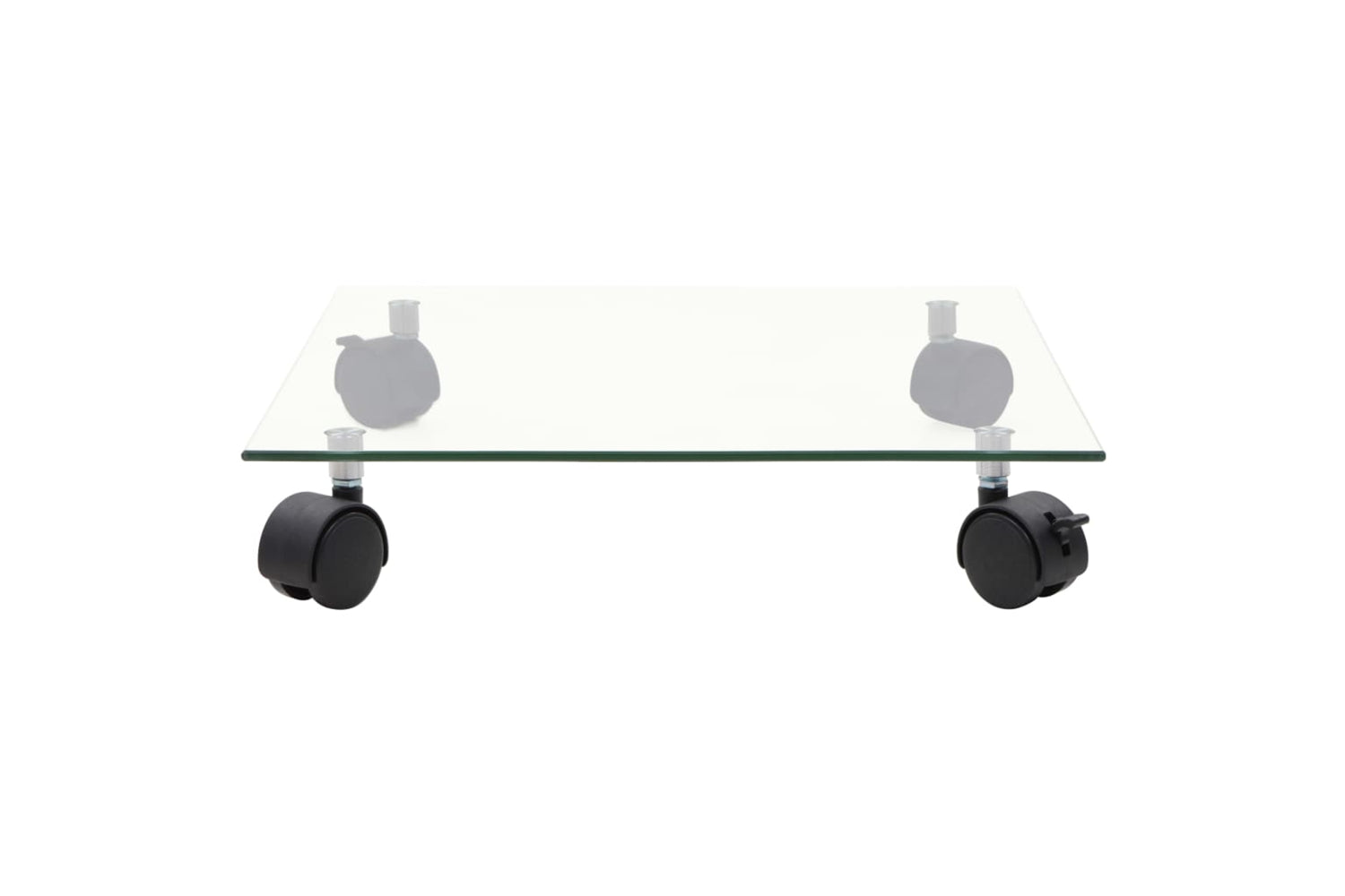 vidaXL 245690 Plant Rollers 2 Pcs Tempered Glass 35x35cm Square-3