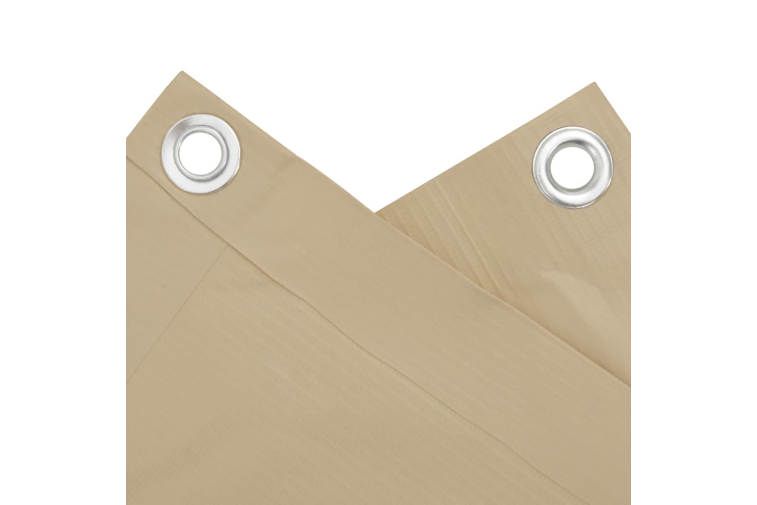 vidaXL 134946 Balcony Screen Beige 120x500cm Oxford Fabric-2
