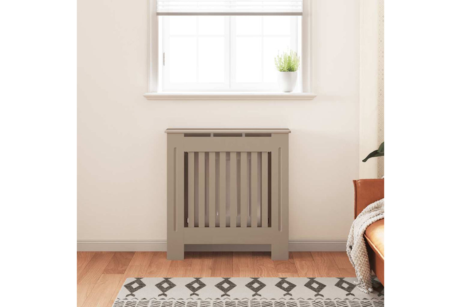 vidaXL Mdf Radiator Cover 78cm-2