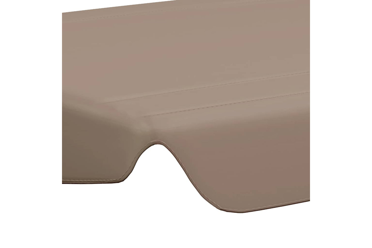 Vidaxl Replacement Canopy For Garden Swing Taupe 188/168x145/110 Cm-4
