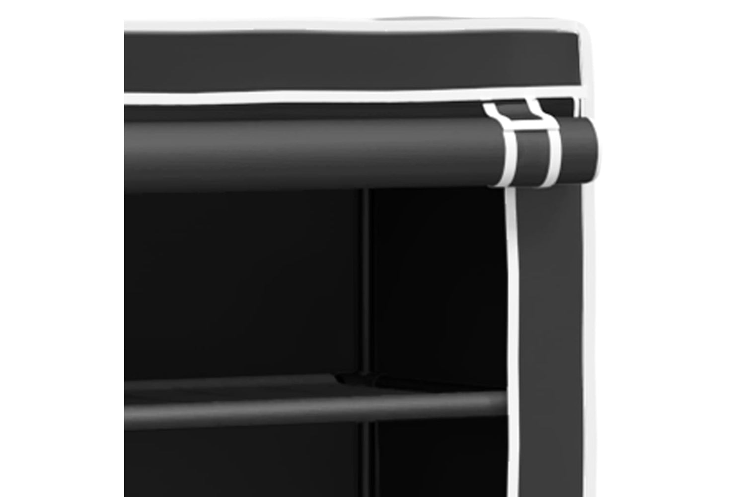 vidaXL 343135 2-tier Storage Rack Over Laundry Machine Black 71x29.5x170.5cm Iron-6