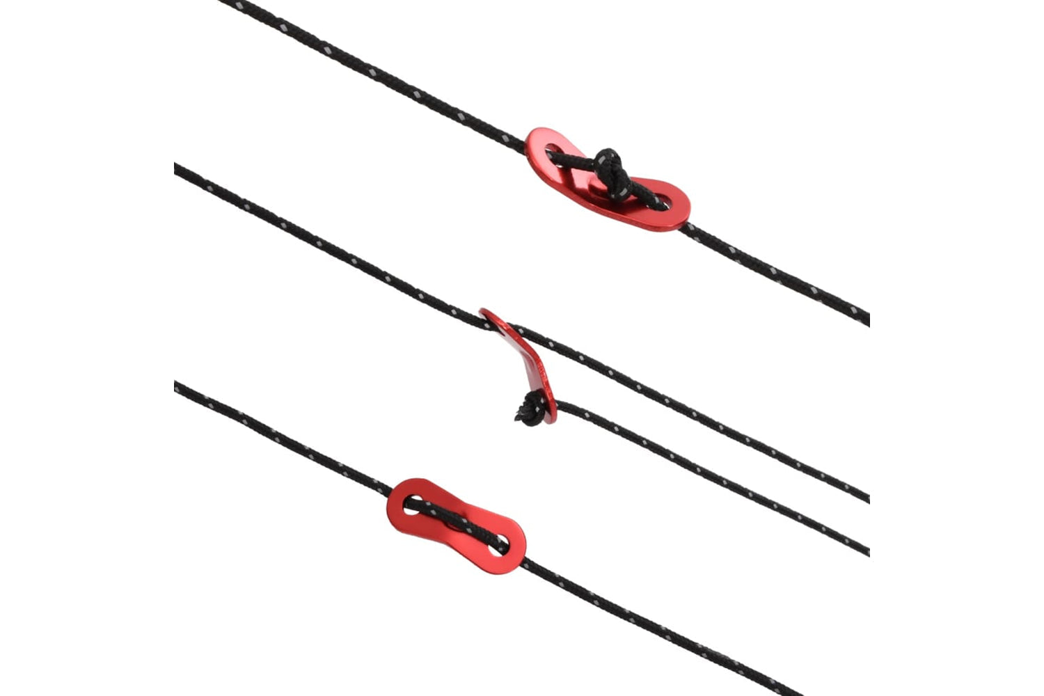 vidaXL 4008120 Tent Guy Rope With Reflective Strips And Spanners 50 M 3mm-5