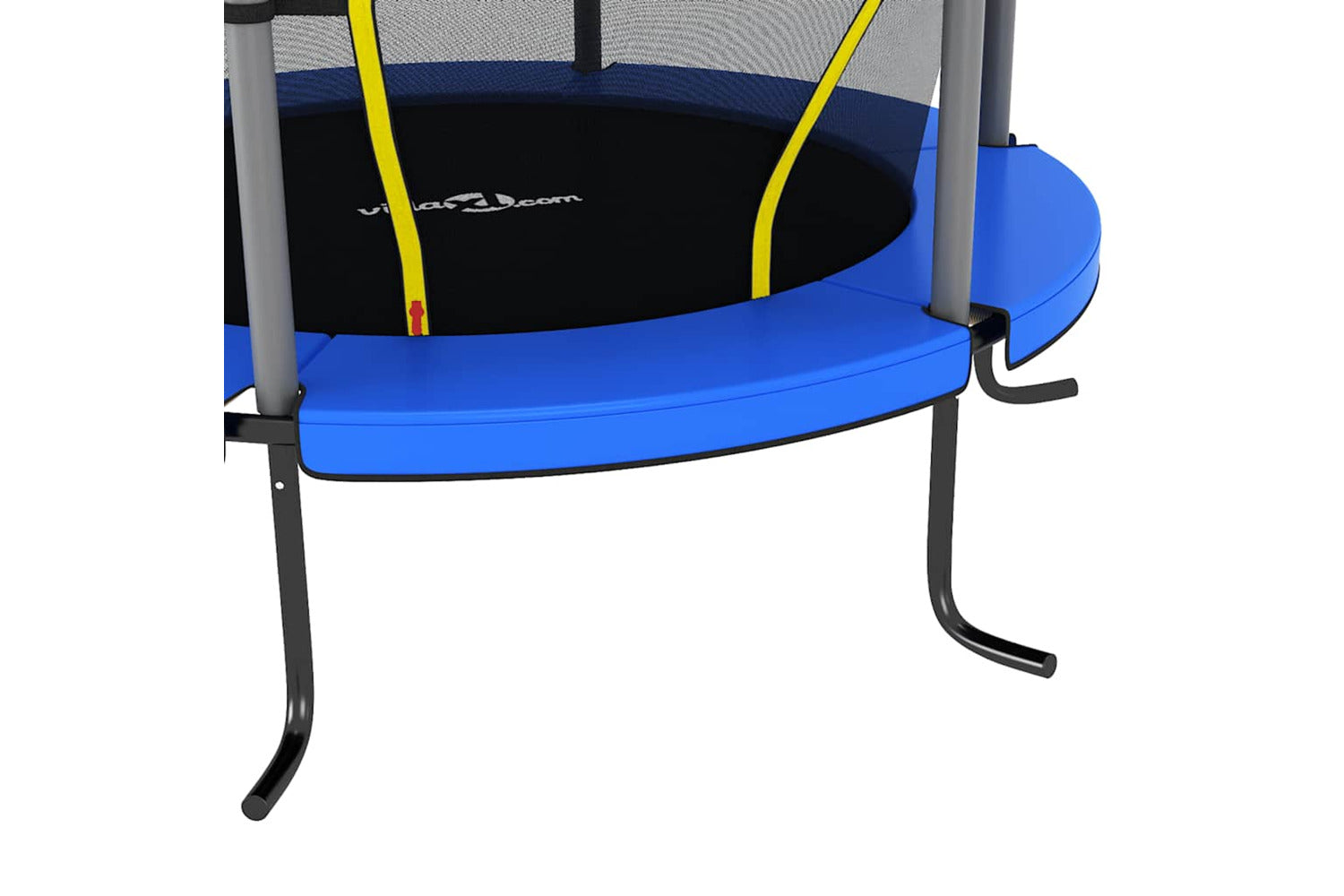 Vidaxl Trampoline With Safety Net Round 140x160 Cm Blue-5