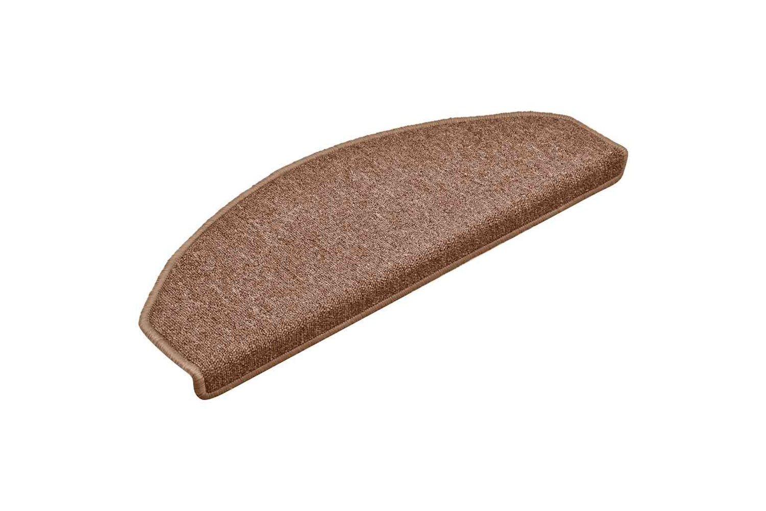 vidaXL 322367 Carpet Stair Treads 15 Pcs Brown 65x24x4cm-2