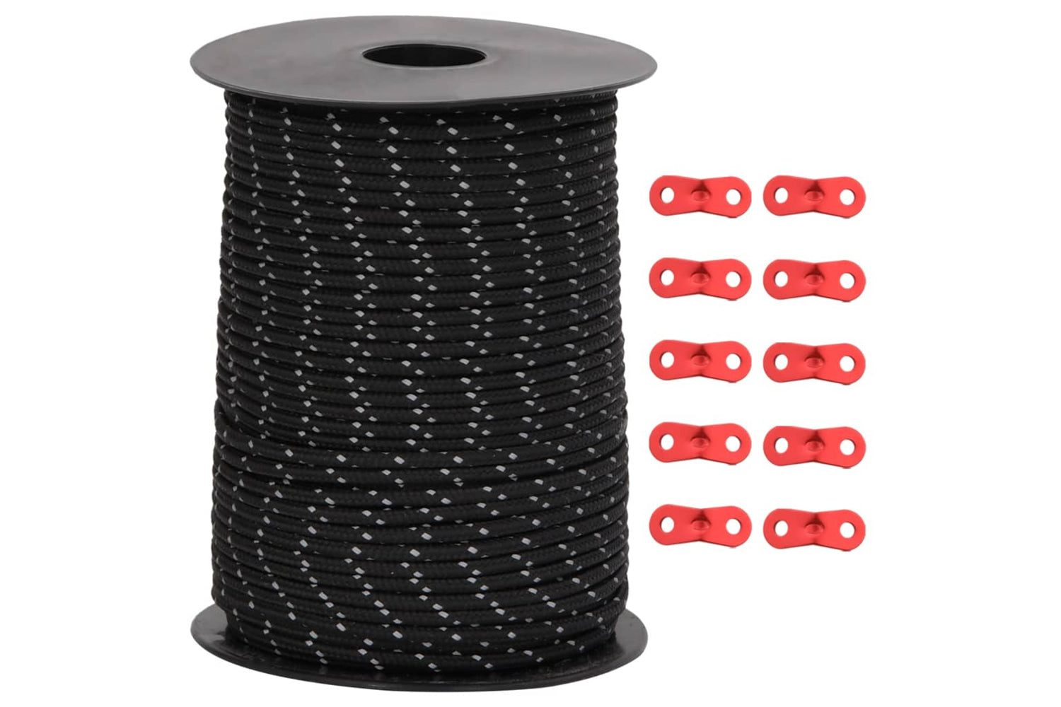 vidaXL 4008120 Tent Guy Rope With Reflective Strips And Spanners 50 M 3mm-2