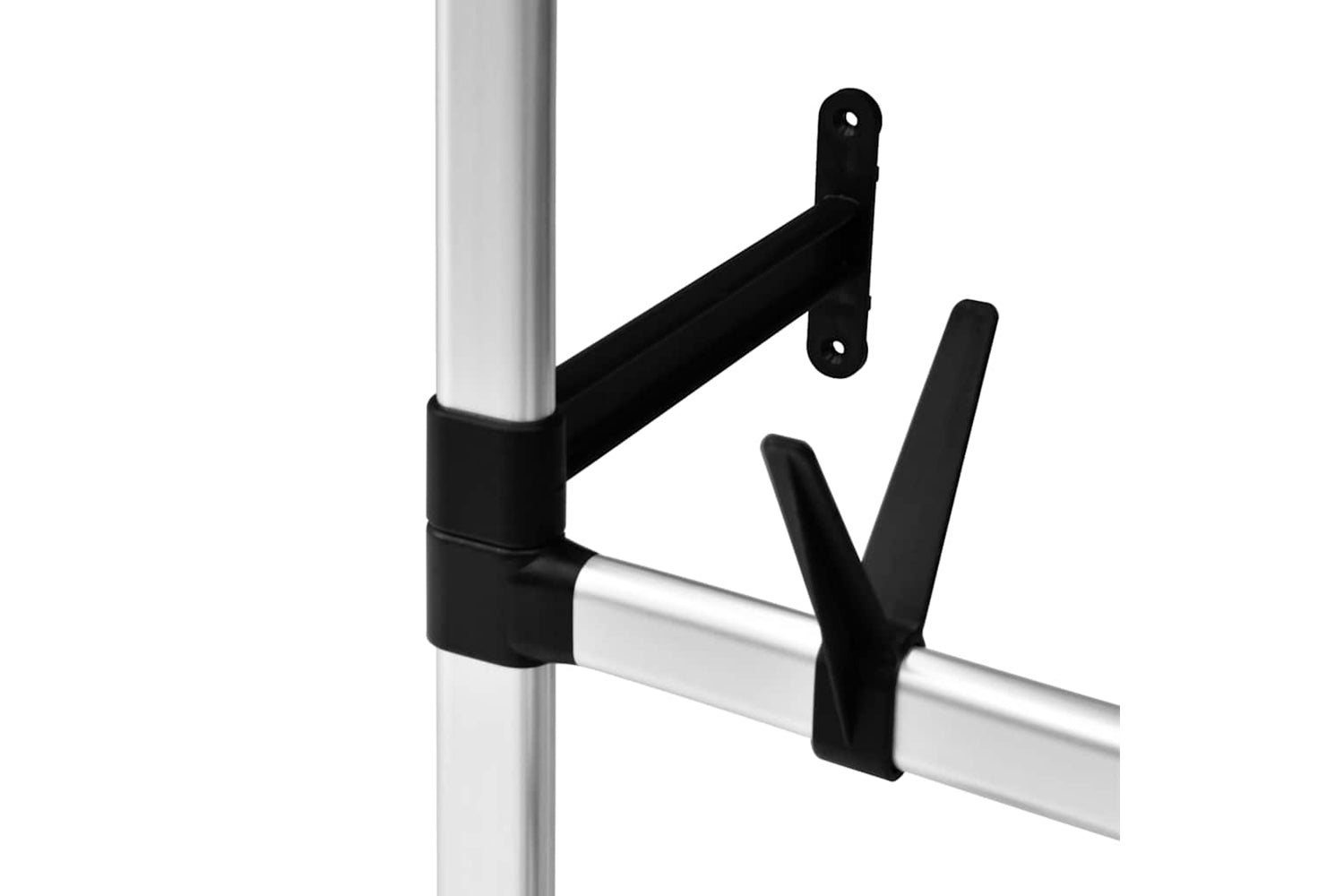 Vidaxl 321109 Telescopic Shoe Rack With Rods Aluminium-7