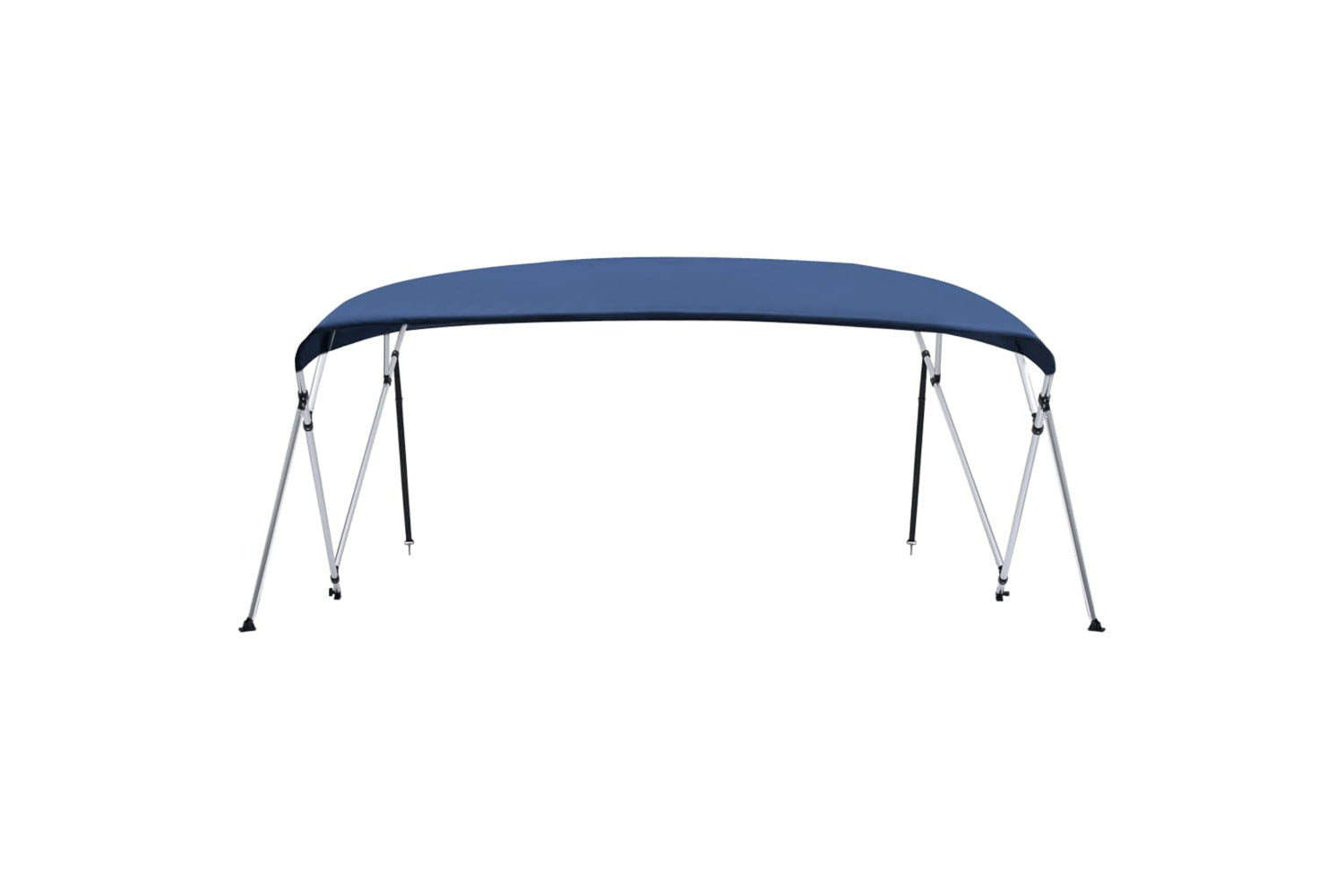vidaXL 93141 4 Bow Bimini Top Navy Blue 243x(230-244)x137cm-3