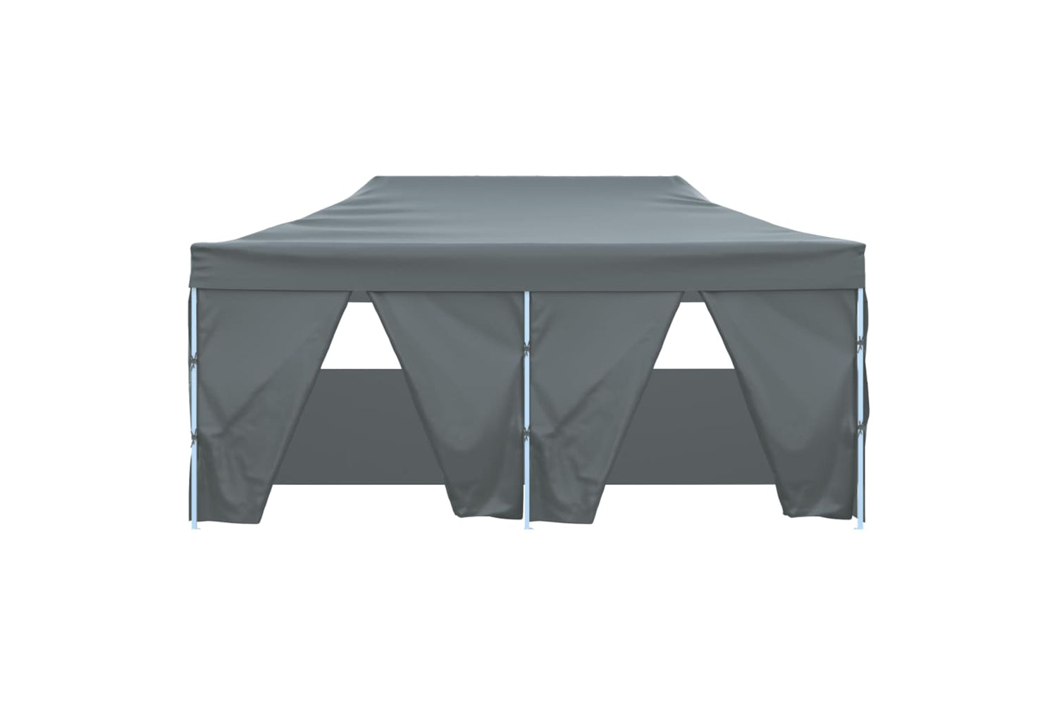 Vidaxl Professional Folding Party Tent With 4 Sidewalls 3x6 M Steel Anthracite-3