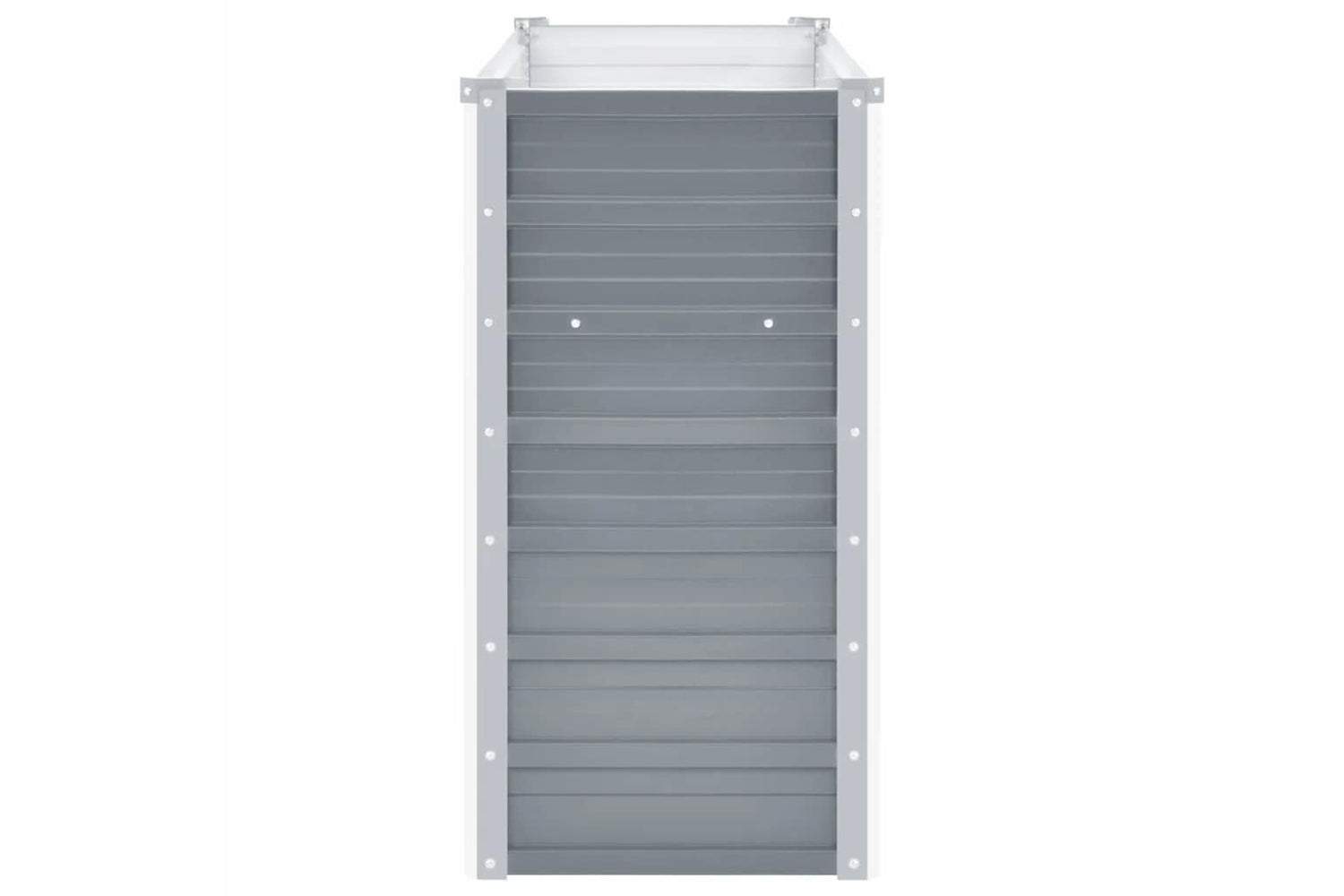 vidaXL 44848 Garden Raised Bed Galvanised Steel 160x40x77cm Grey-3