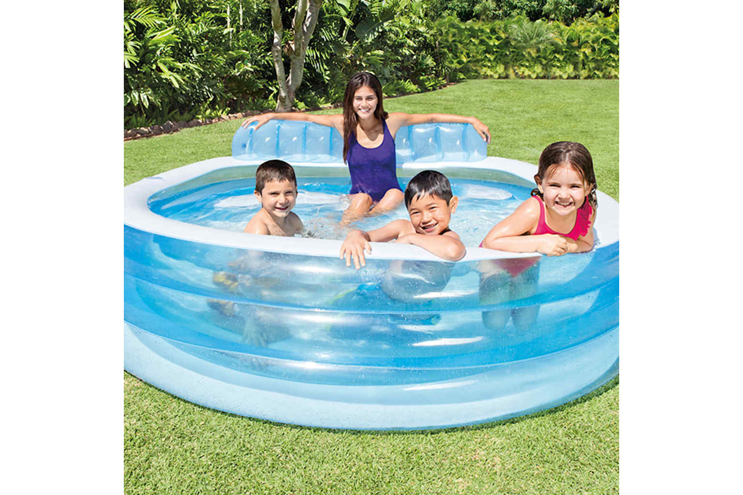 Intex 91527 Intex Swim Center Inflatable Pool Family Lounge Pool 57190np-3