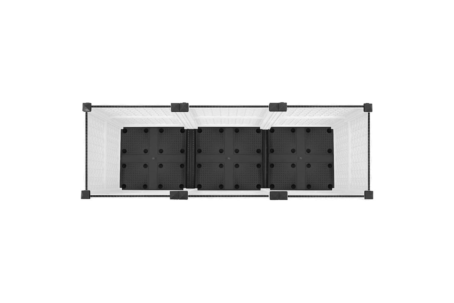 vidaXL Raised Bed 120x40x38cm Polypropylene-6