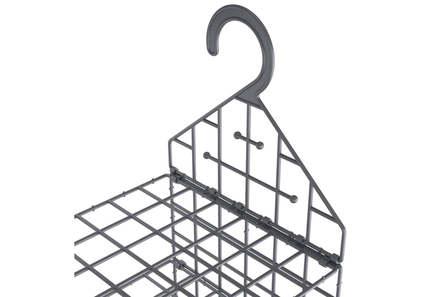 Vidaxl 344375 Hanging Closet Organiser With 7 Shelves-5