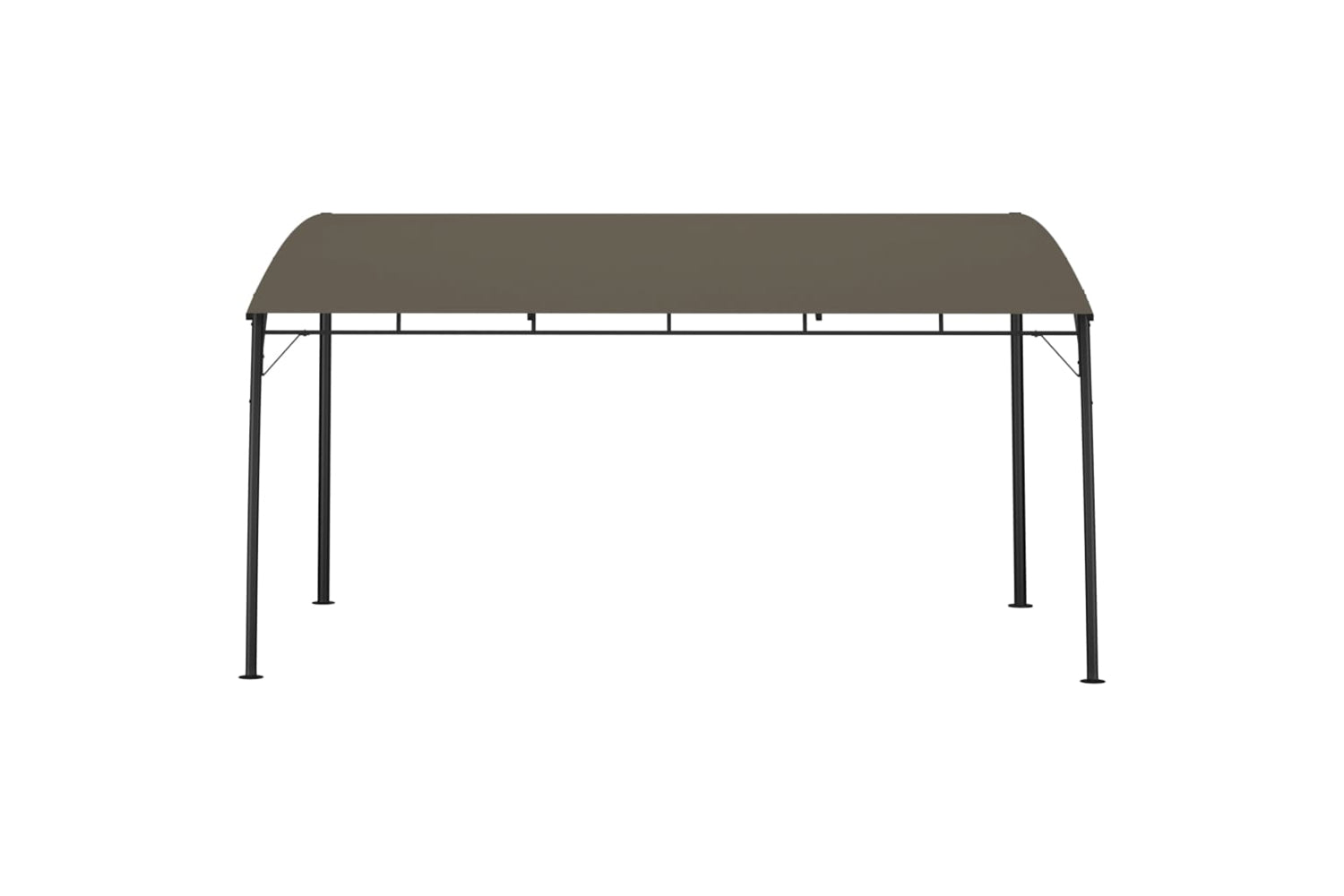 Vidaxl 312255 Garden Sunshade Awning 4x3x2.55 M Taupe-2