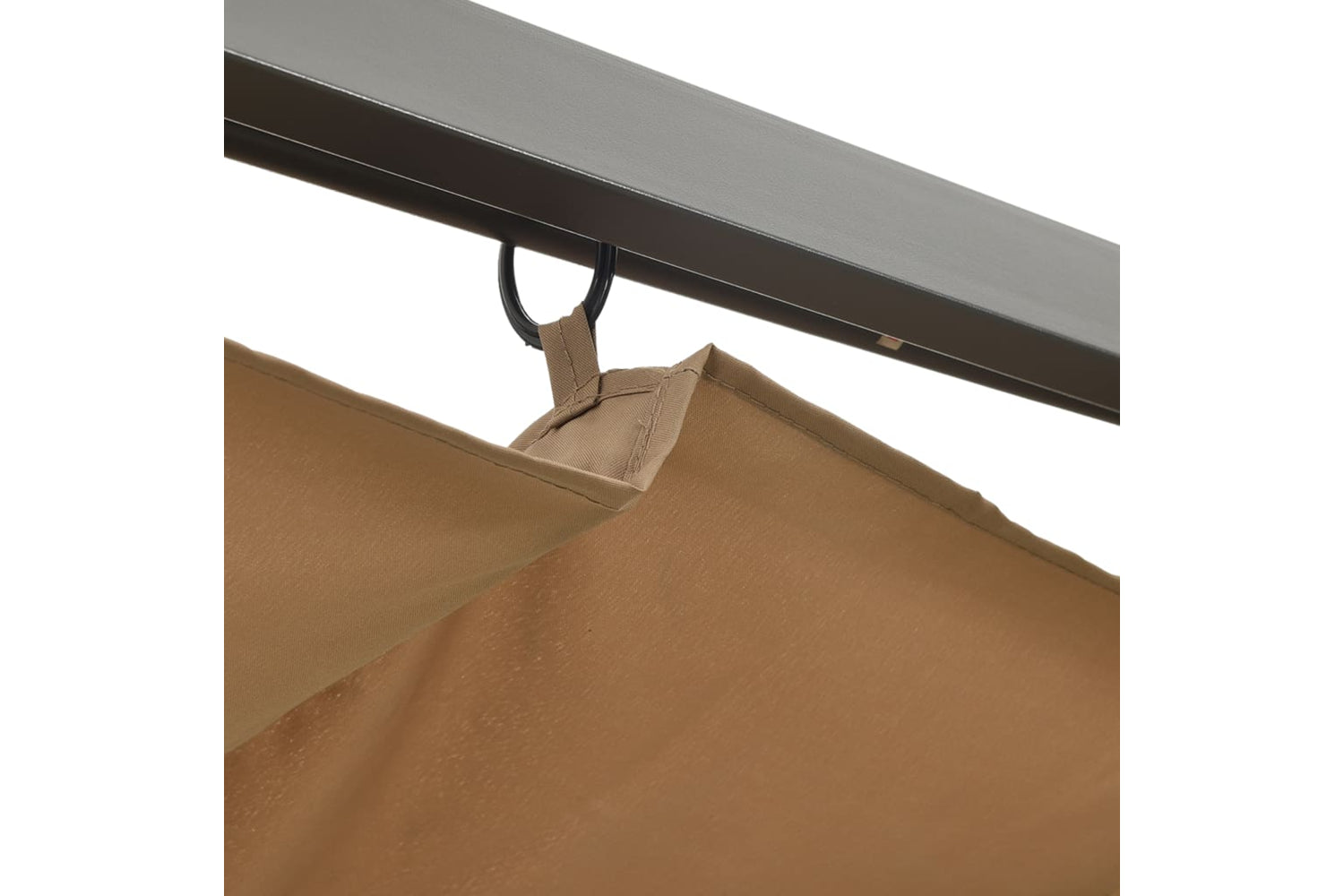 Vidaxl 312227 Pergola With Retractable Roof Taupe 3x3 M Steel 180 G/mâ²-4