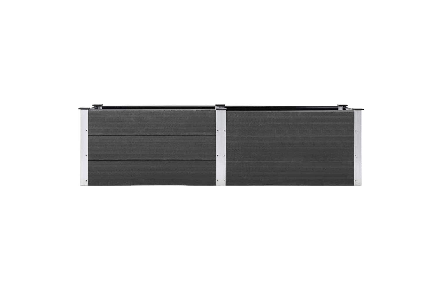 vidaXL 318095 Garden Raised Bed 200x50x54cm Wpc Grey-2