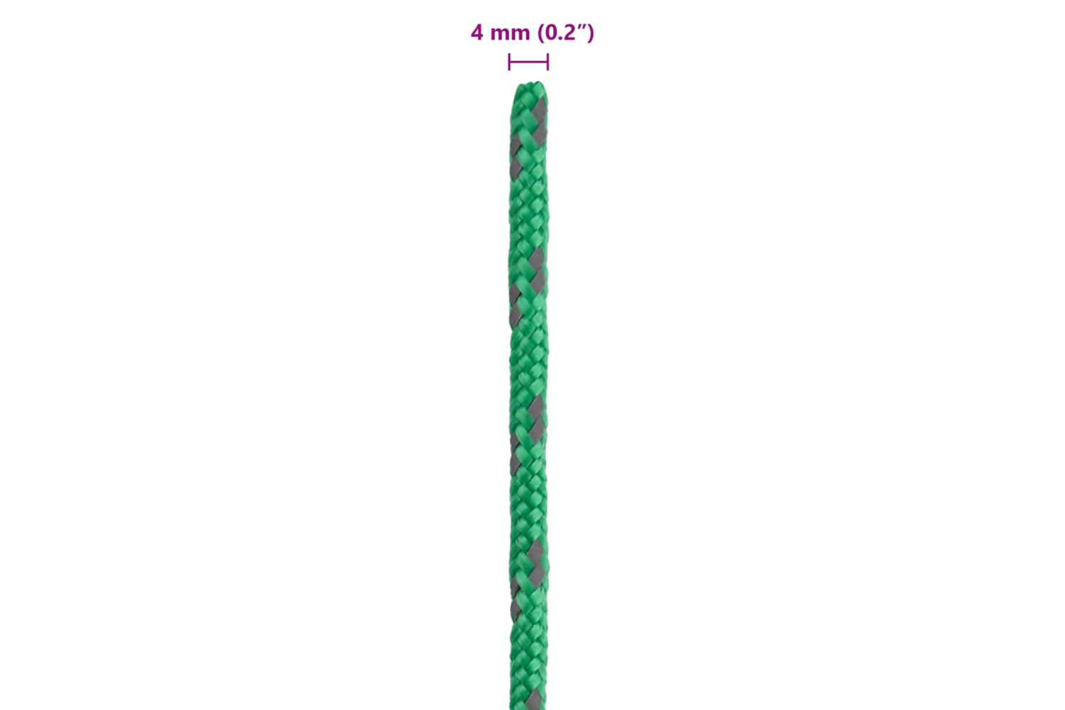 vidaXL 4008133 Tent Guy Ropes With Spanners Reflective 8 Pcs 4 M 4mm-8