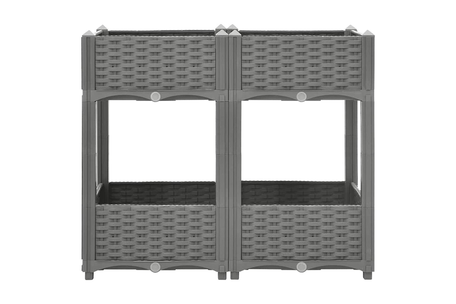 vidaXL 153298 Raised Bed 80x40x71cm Polypropylene-3