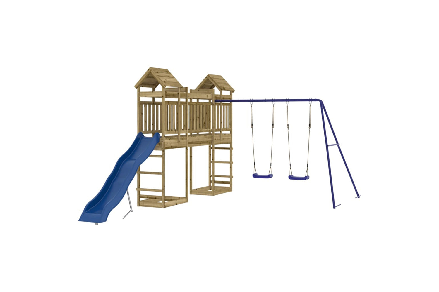 Vidaxl 3156957 Outdoor Playset Impregnated Wood Pine-4