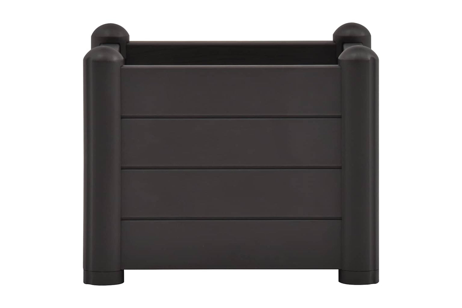 vidaXL 313973 Garden Raised Bed Pp Anthracite 43x43x35cm-2