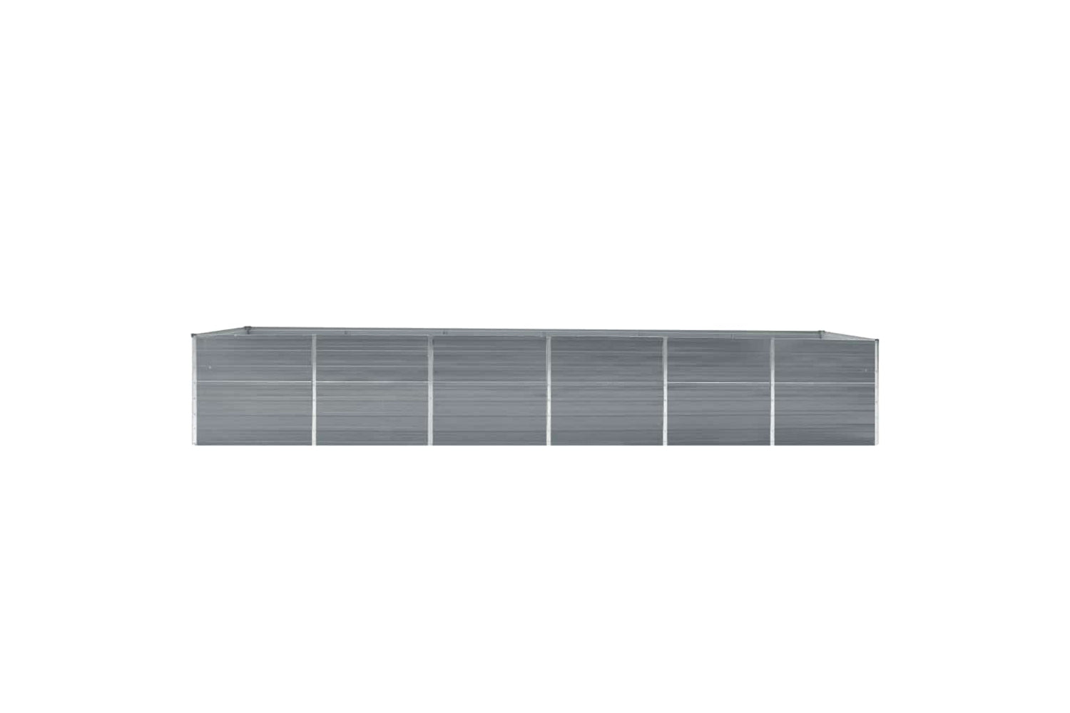 vidaXL 47068 Garden Raised Bed Galvanised Steel 480x80x77cm Grey-3