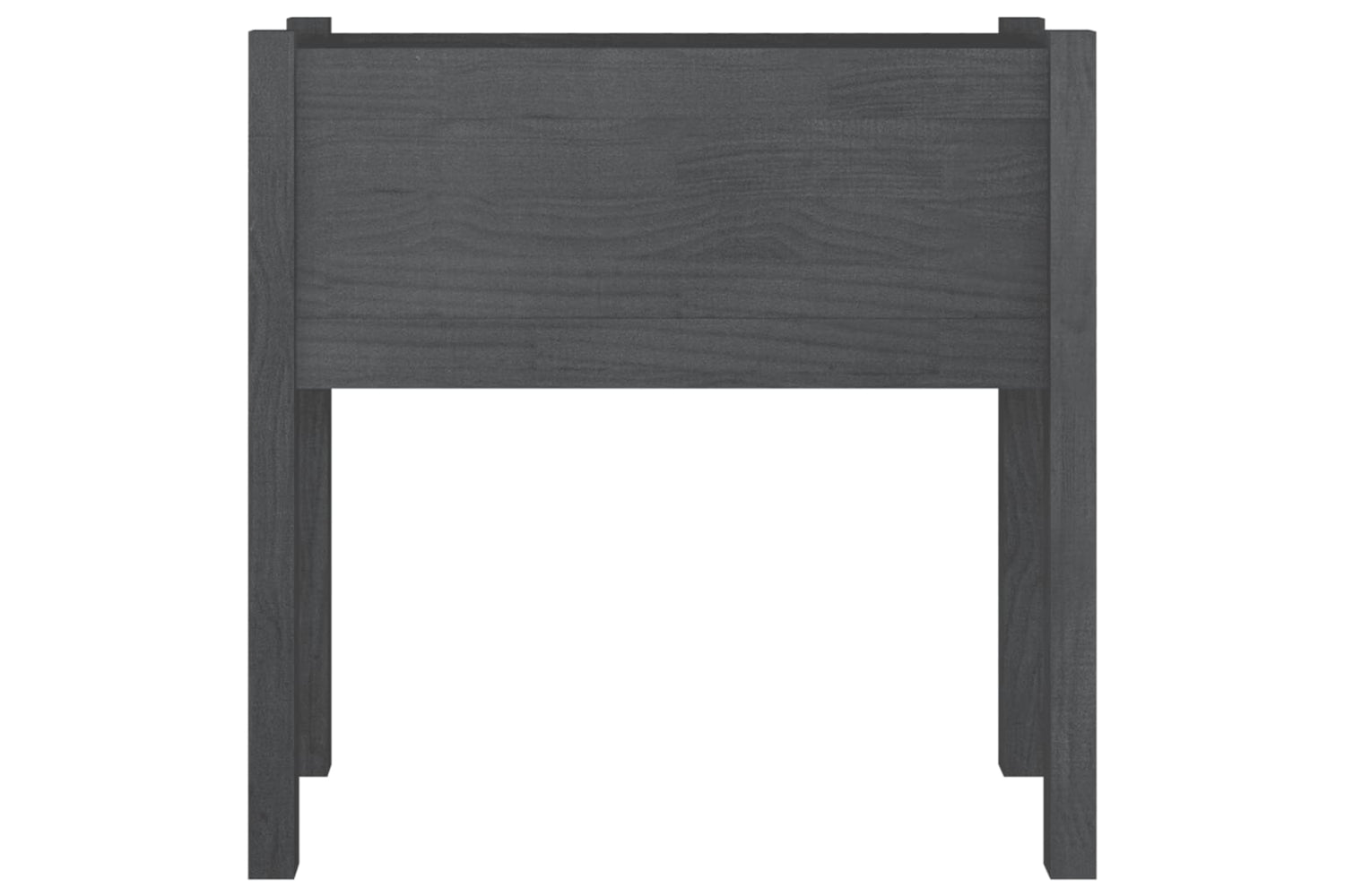 vidaXL 810823 Garden Planter Grey 70x31x70cm Solid Pinewood-2