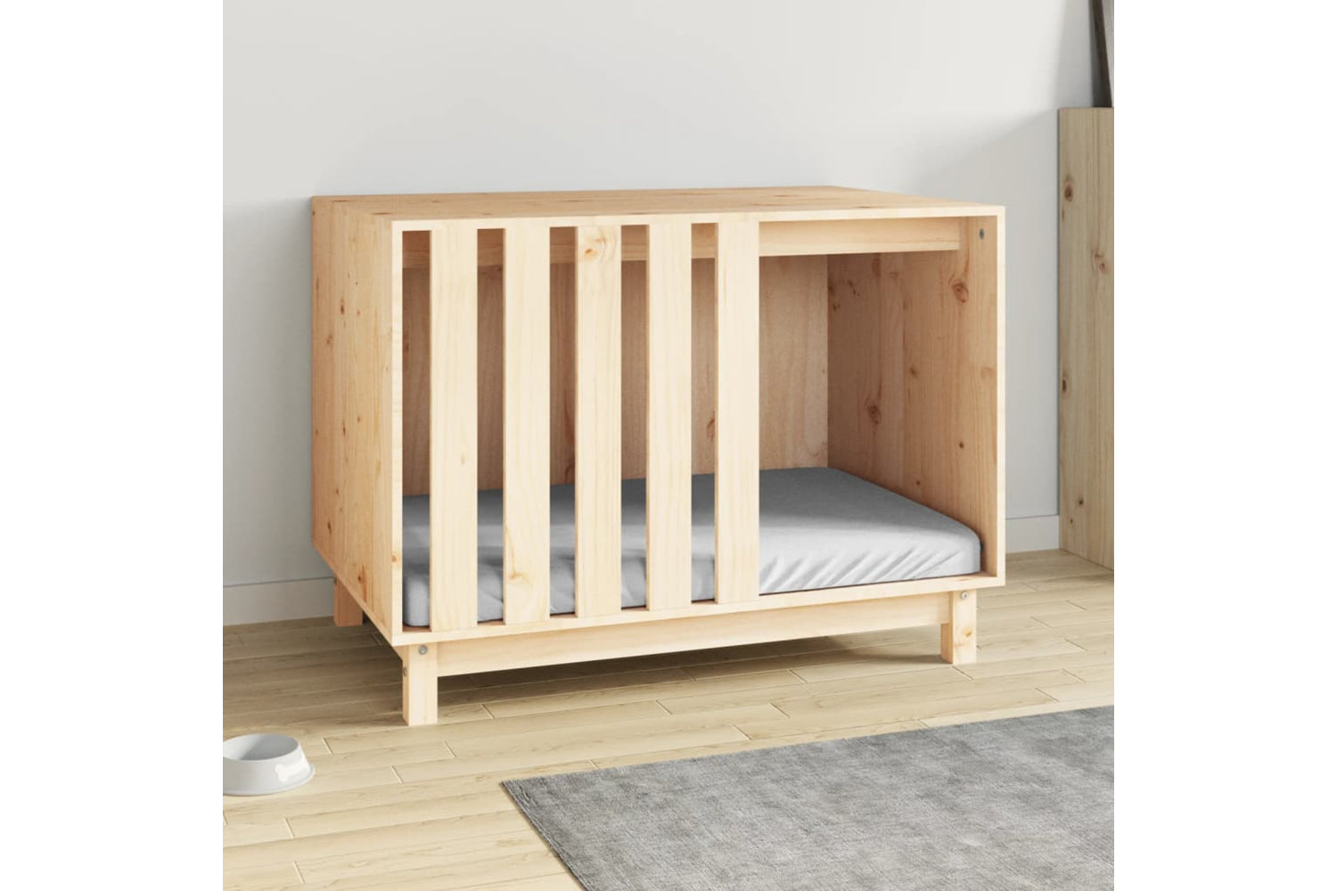 vidaXL 822486 Dog House 90x60x67cm Solid Wood Pine-2