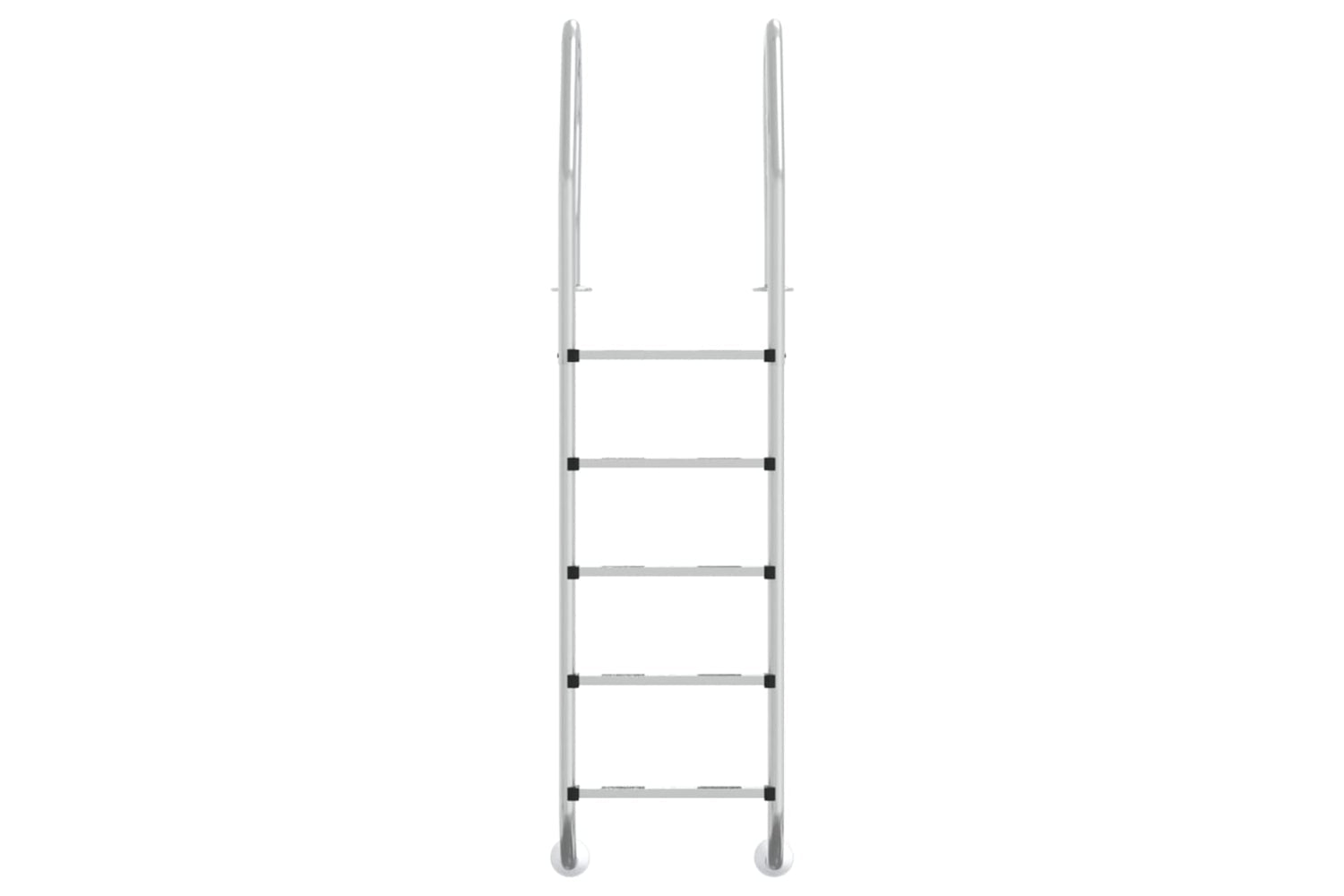 vidaXL 93463 Pool Ladder 54x38x211cm 304 Stainless Steel-2