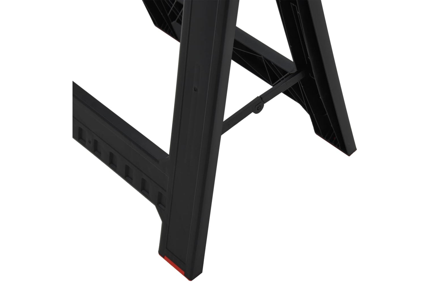 Vidaxl 152104 Foldable Work Trestles 2 Pcs Black And Red Polypropylene 350 Kg-7