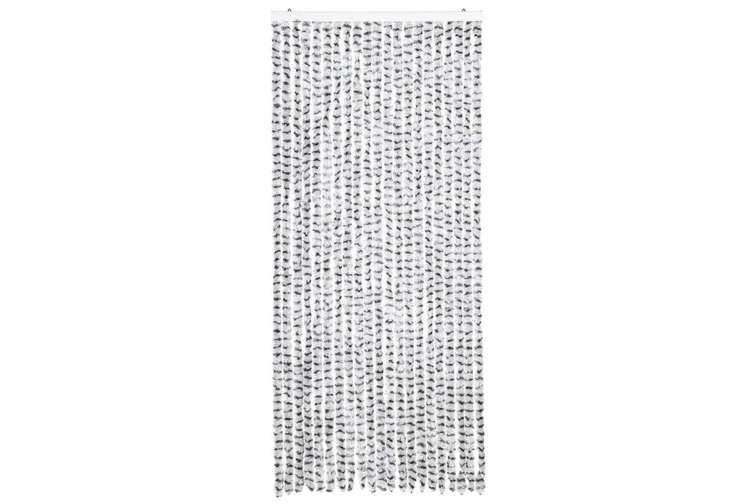 vidaXL Insect Curtain Light And Dark Grey 90x220cm Chenille-2