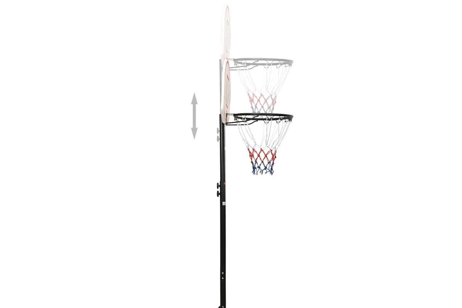 Vidaxl Basketball Stand White 216-250 Cm Polyethene-8