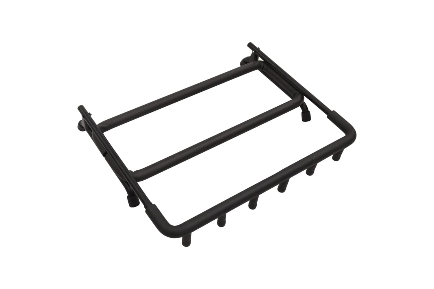 vidaXL 70174 Folding Guitar Stand With 5 Sections Black 74x41x66cm Steel-6