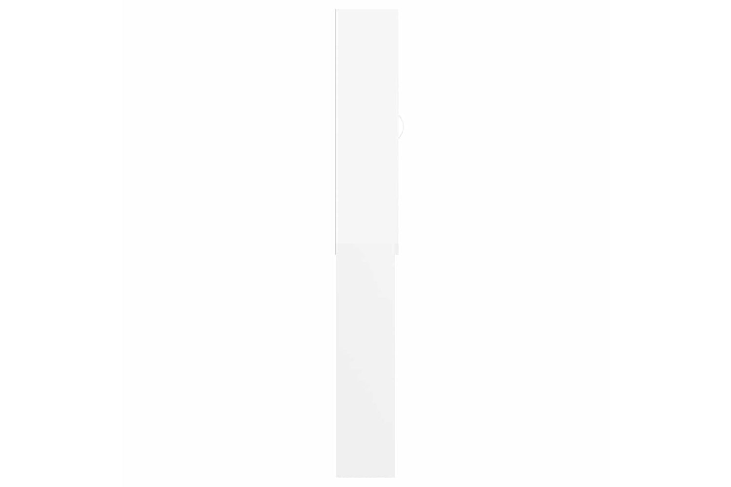 vidaXL Washing Machine Cabinet White 64x25.5x190cm-8