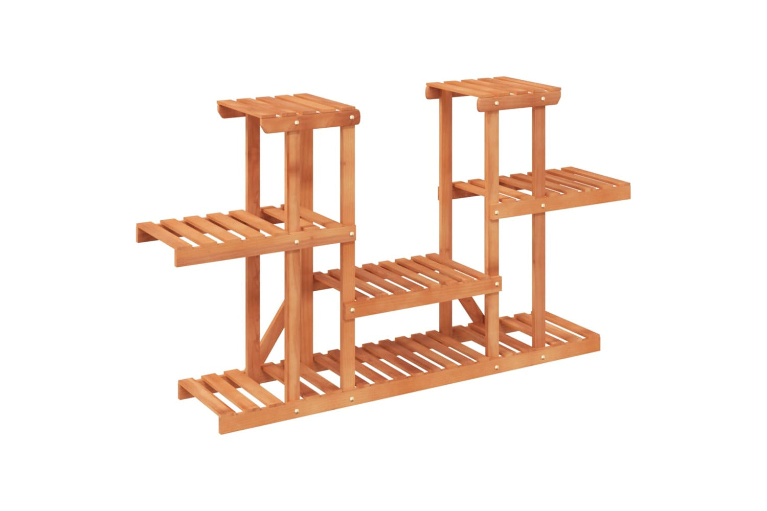 vidaXL 362854 Flower Stand 110x25x73cm Solid Wood Fir-3