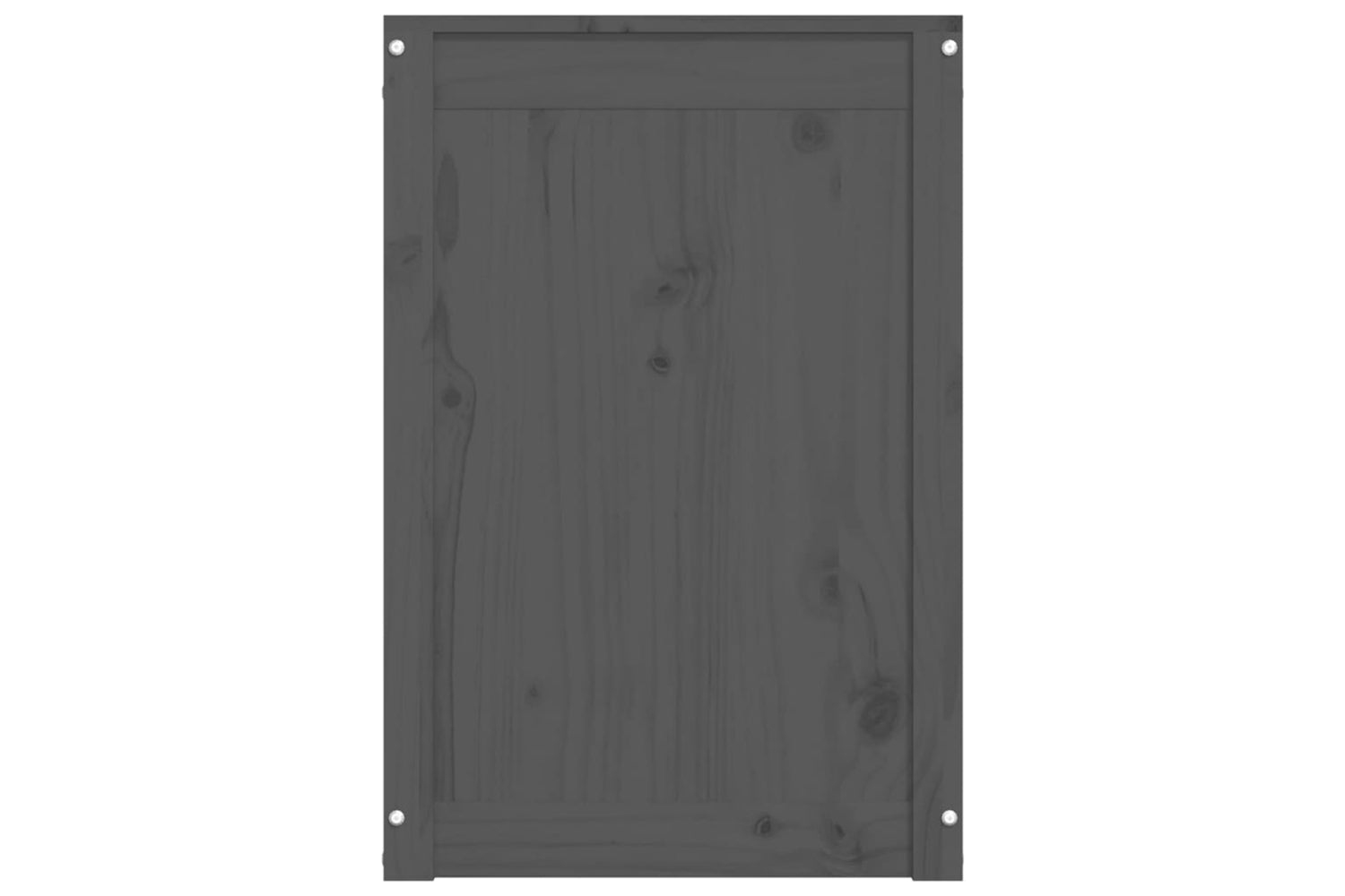 vidaXL 823566 Laundry Box Grey 44x44x66cm Solid Wood Pine-6