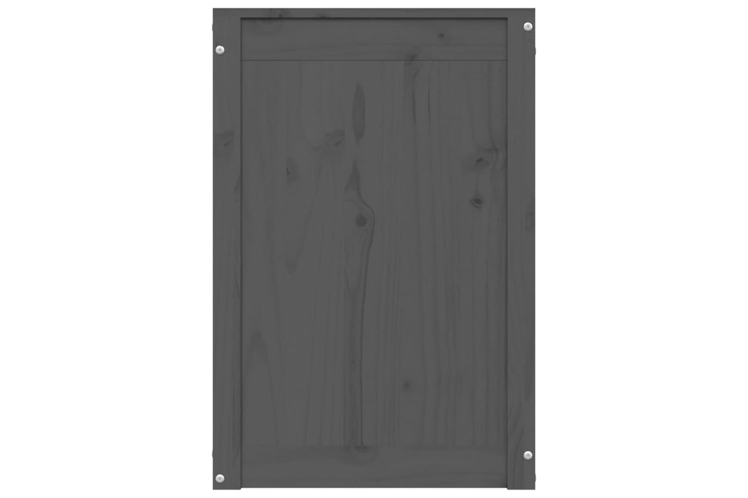 vidaXL 823566 Laundry Box Grey 44x44x66cm Solid Wood Pine-5