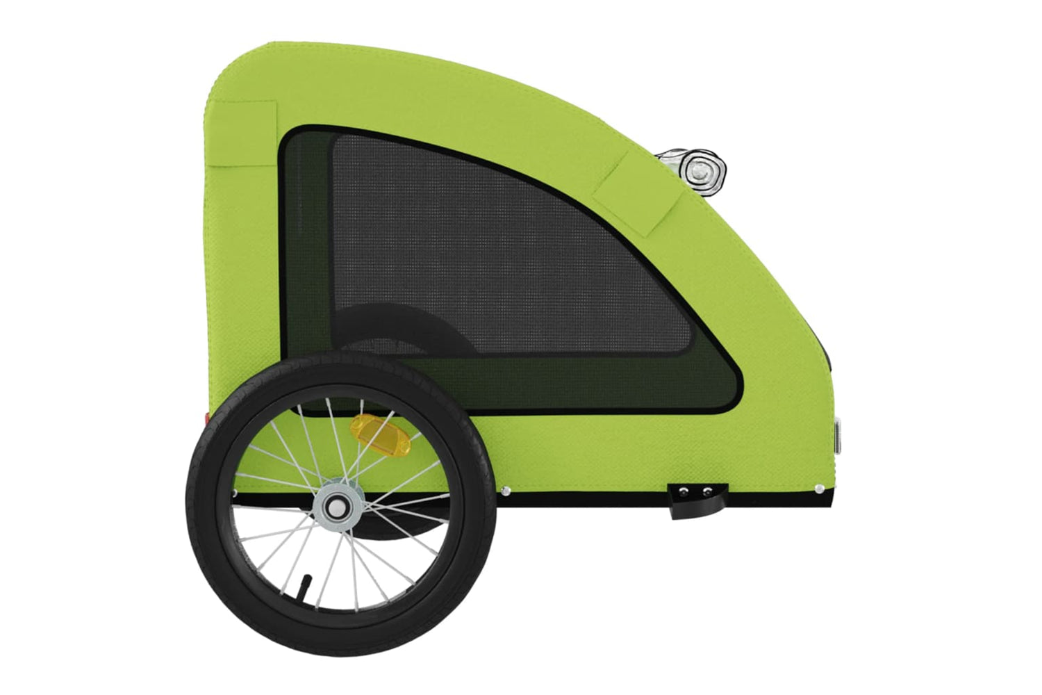 Vidaxl 93962 Pet Bike Trailer Green Oxford Fabric And Iron-6