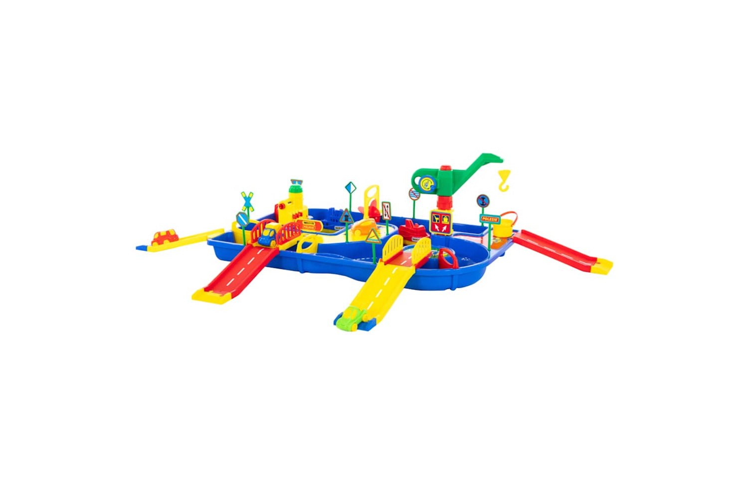 Polesie Wader 9 Piece Water System Set With Ramps 152x92x35 Cm Pp-6