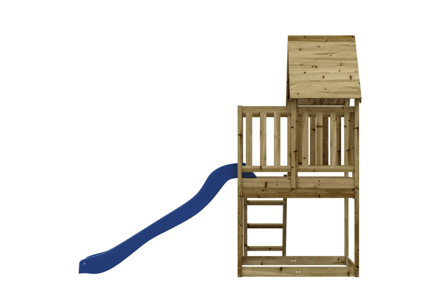 Vidaxl 3155935 Playhouse With Slide Ladder Impregnated Wood Pine-5